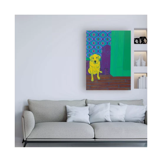 Cheapest π― Trademark Global Dean Russo Tilt Cat Love Canvas Art - 15 X 20 Multi π₯ - Image 2