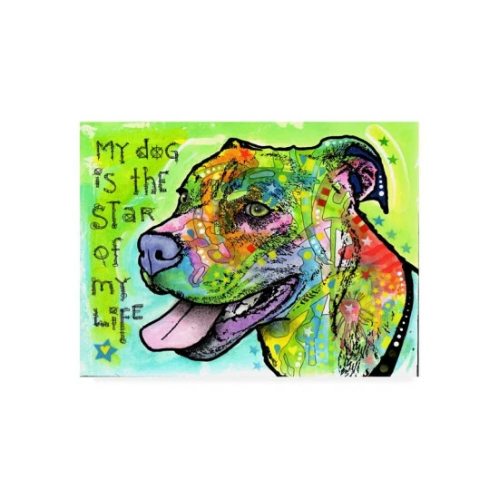 Wholesale π Trademark Global Dean Russo The Star Of My Life Canvas Art - 36.5 X 48 Multi π