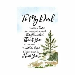 Cheap π Dexsa To My Dad Woodland Grace Series Wood Plaque With Easel, 6 X 9 No Color π