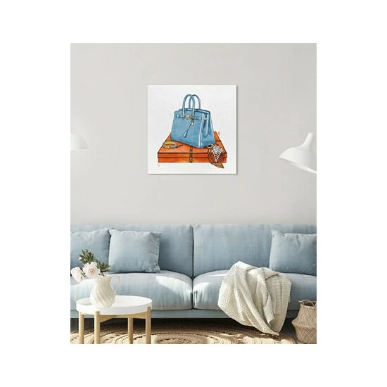 Best reviews of π₯ Oliver Gal My Bag Collection III Canvas Art, 12 X 12 Baby Blue π― - Image 3