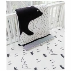 Brand new β My Baby Sam Little Black Bear 3pc Crib Bedding Set π§¨