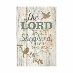 Coupon ✔️ Dexsa The Lord Is My Shepherd New Horizons Wood Plaque With Easel, 6 X 9 No Color ⭐