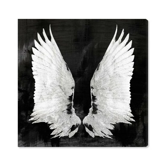 Brand new π Oliver Gal My Night Wings Canvas Art - 16 X 16 X 1.5 Black β