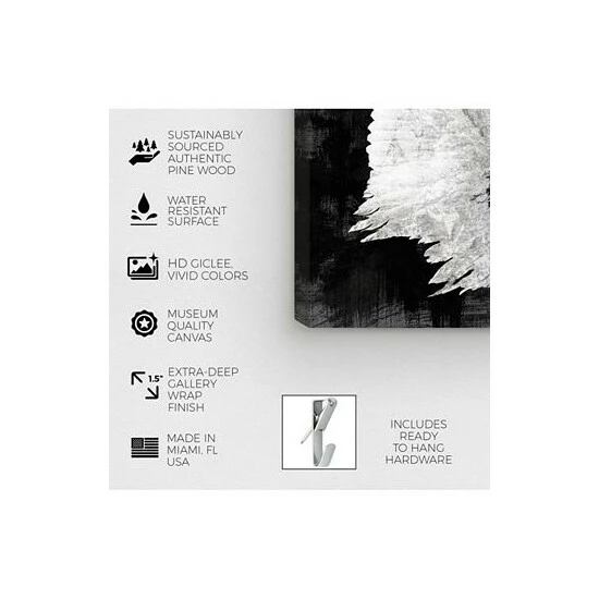 Brand new π Oliver Gal My Night Wings Canvas Art - 16 X 16 X 1.5 Black β - Image 6