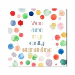 Coupon 🤩 Oliver Gal My Only Sunshine Canvas Art, 24 X 24 Red 😀