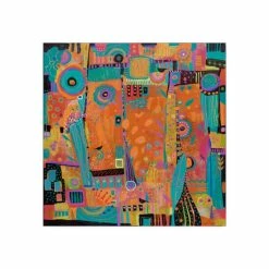 Best deal π Trademark Global Sue Davis My Happy Place Abstract Modern Canvas Art - 15 X 20 Multi π