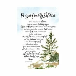 Cheapest π Dexsa Prayer For My Soldier Woodland Grace Series Wood Plaque With Easel, 6 X 9 No Color β¨
