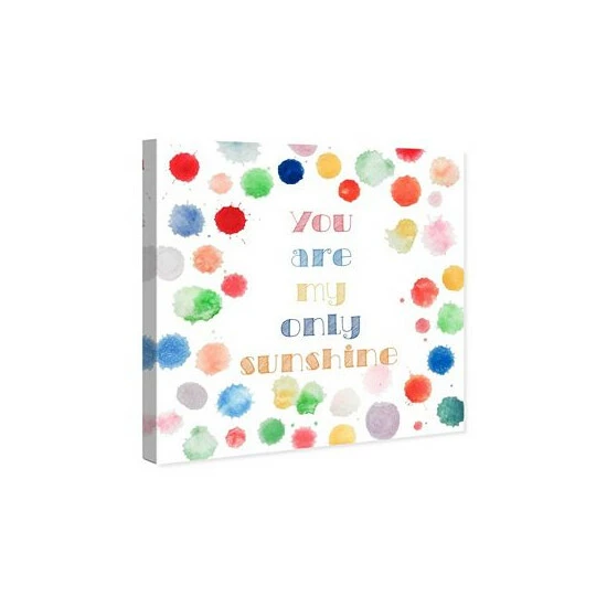 Coupon π₯° Oliver Gal My Only Sunshine Canvas Art, 12 X 12 Red β¨ - Image 2