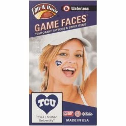Top 10 💯 Innovative Adhesives Multi TCU Horned Frogs I Love My U Waterless Tattoos, Pack Of 4 ⌛