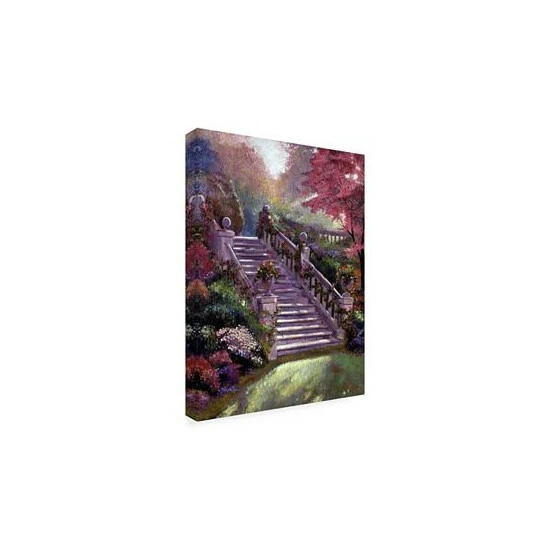 Best reviews of π Trademark Global David Lloyd Glover Stairway To My Heart Canvas Art - 20 X 25 Multi 𧨠- Image 2