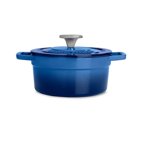 Coupon π Martha Stewart Collection CLOSEOUT! Enameled Cast Iron 2-Qt. Round Covered Dutch Oven, Created For Macy's Charcoal 𧨠- Image 7