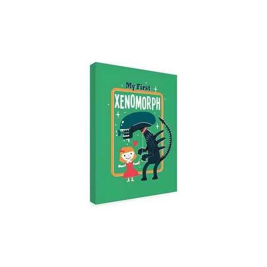 Best deal π Trademark Global Michael Buxto My First Xenomorph Canvas Art - 27 X 33.5 Multi π― - Image 2