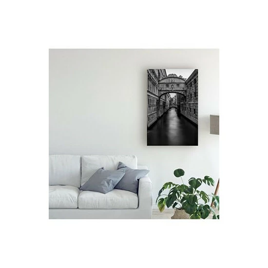 New ❤️ Trademark Global Danny Head B&W Bridge Of Sighs Canvas Art - 19.5 X 26 Multi ⭐ - Image 3